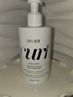 CurlWow FLO-ETRY Vital Natural Serum - 10 Fl Oz